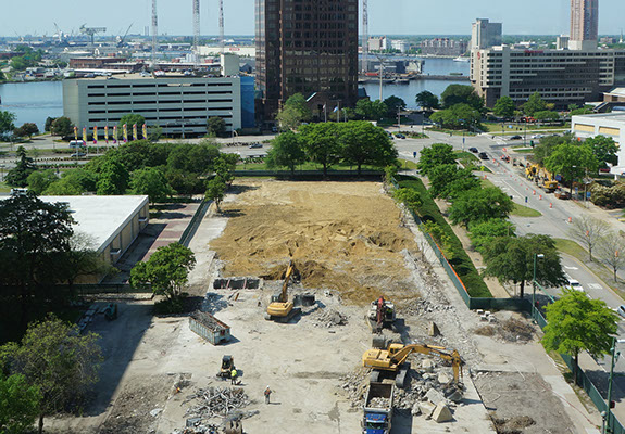 Photos of Norfolk Courthouse Demolition