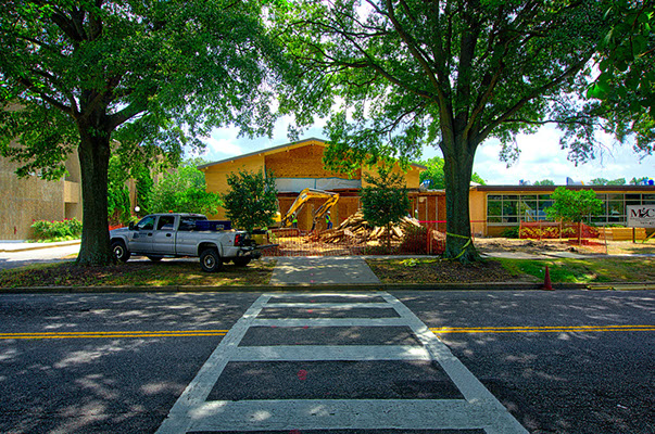 Select demolition for contractor improvements at St. Pius Catholic School renovation.