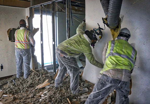 Multi building abatement at Goddard Space Flight Center, Eastern Shore VA